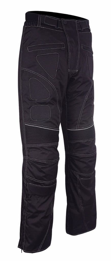 Motorbike Motorcycle Waterproof Cordura Textile Trousers Pants CE ...